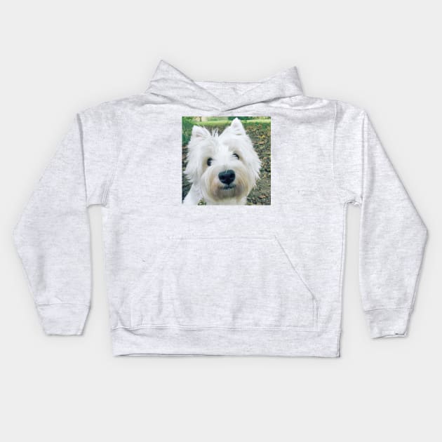 Westie Kids Hoodie by princess-pirate